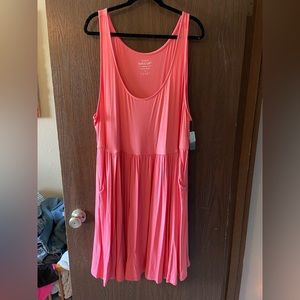 Torrid Size 4 Skater Dress in Coral